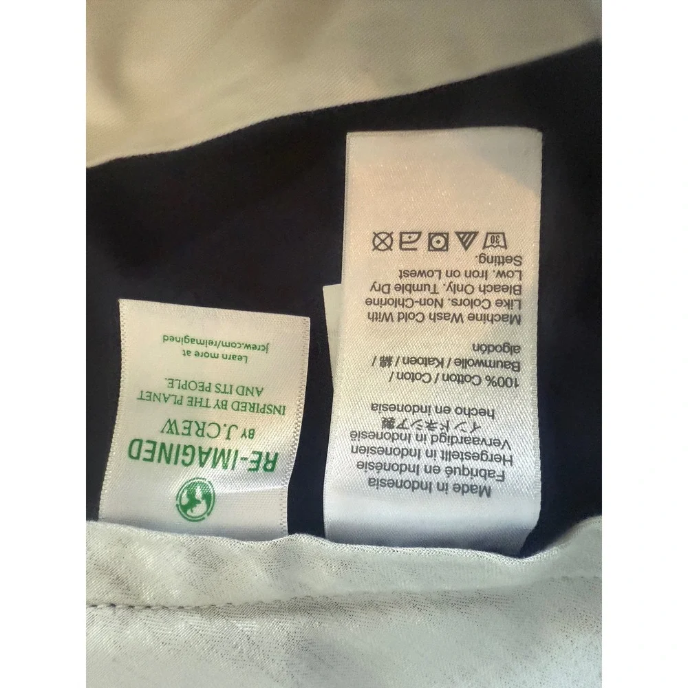 J. Crew Reimagined Pleated Navy Chino Shorts Mens 34 Cotton 7.5